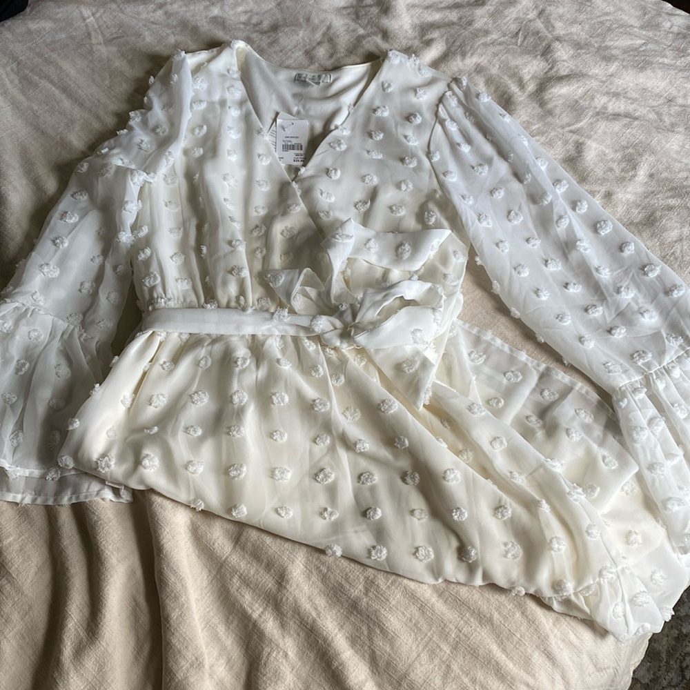 Size S long sleeve midi dress
